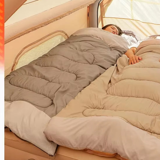 The "Cloud-Hug" Splicing Sleeping Bag | 4-Season Comfort
