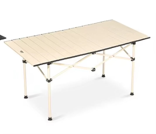 Carbon Steel Camping Outdoor Foldable Table Portable Lightweight 2-Seater Picnic Outdoor Furniture