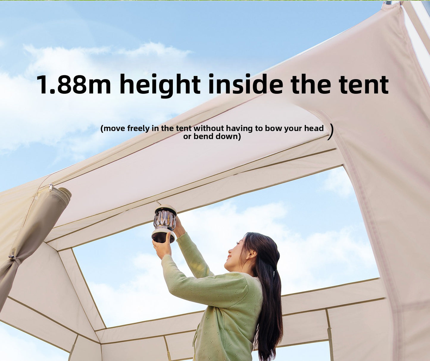 The "Sanctuary" Instant Cabin Tent | Blackout Tech & Extended Awning
