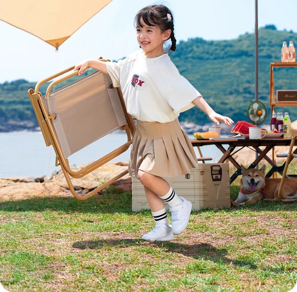 Metal Modern Oxford Garden Chair Outdoor Folding Camping Chair Portable Beach Fishing Picnic