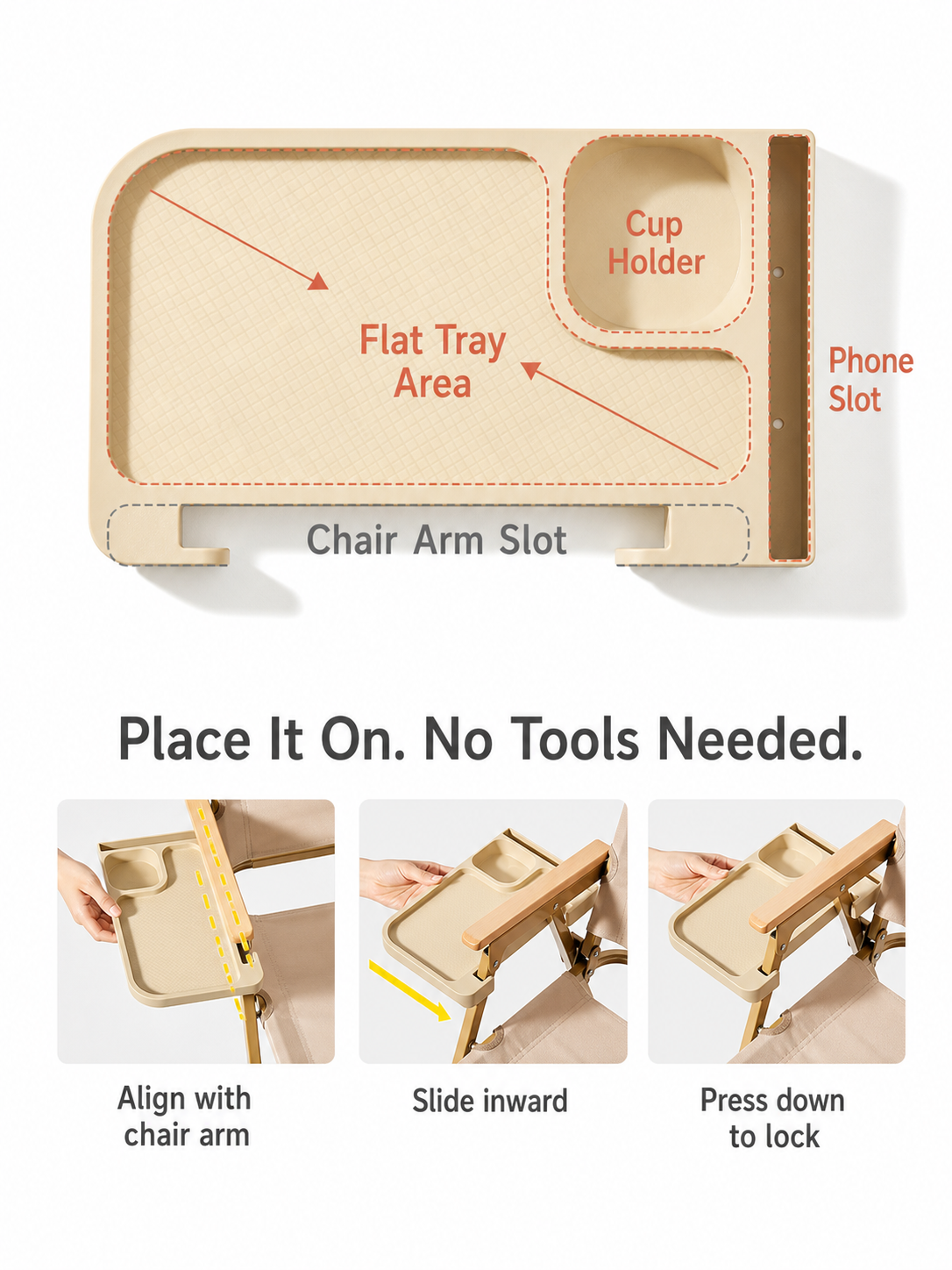 Handle Table for Kermit Chair
