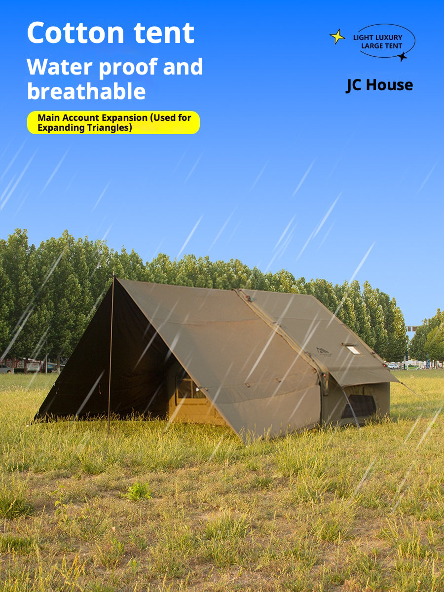 Premium Inflatable Glamping Cabin Tent & Setup Package (Size S)