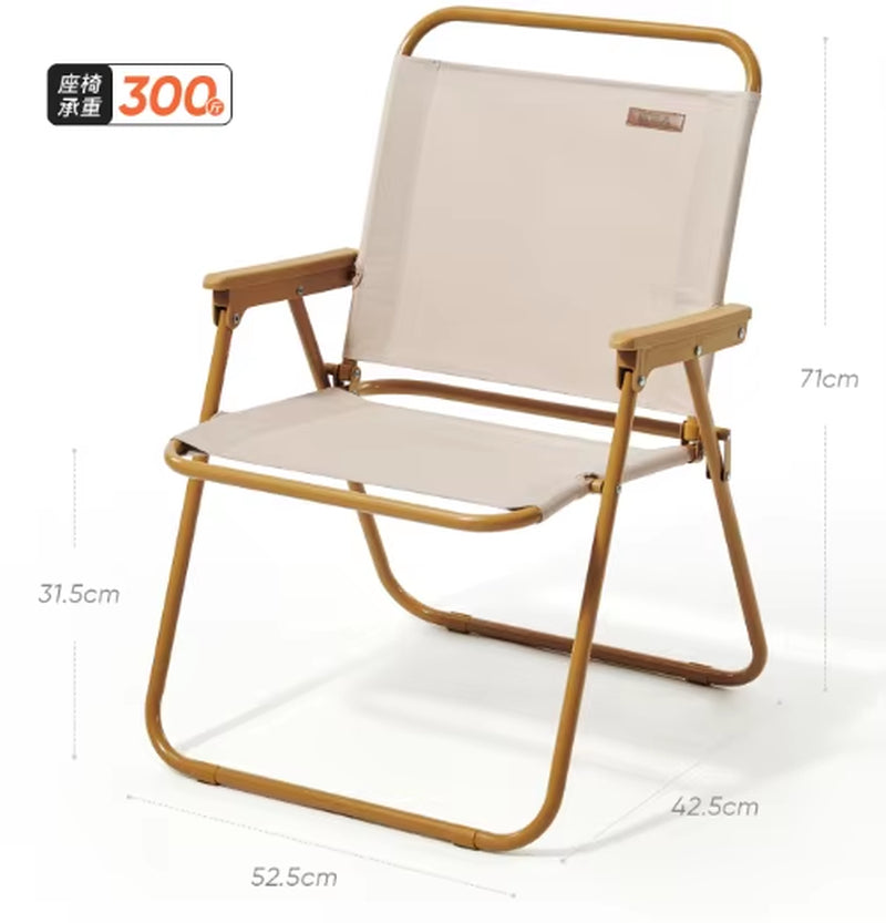 Metal Modern Oxford Garden Chair Outdoor Folding Camping Chair Portable Beach Fishing Picnic