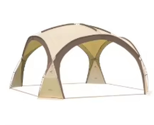 Primitive Canopy Four Season Single Layer Tent Outdoor Rainproof Overnight Camping Full Sunscreen Awning Oxford Fabric