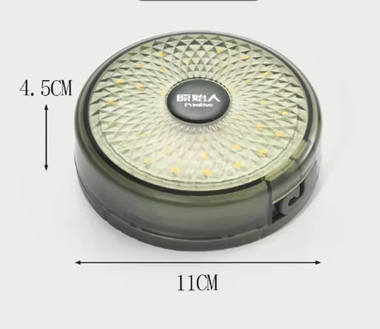 USB Rechargeable Waterproof Camping Lamp Outdoor Lighting Long Endurance 4 Hours Portable Storage String Lamp Roll-Up Design