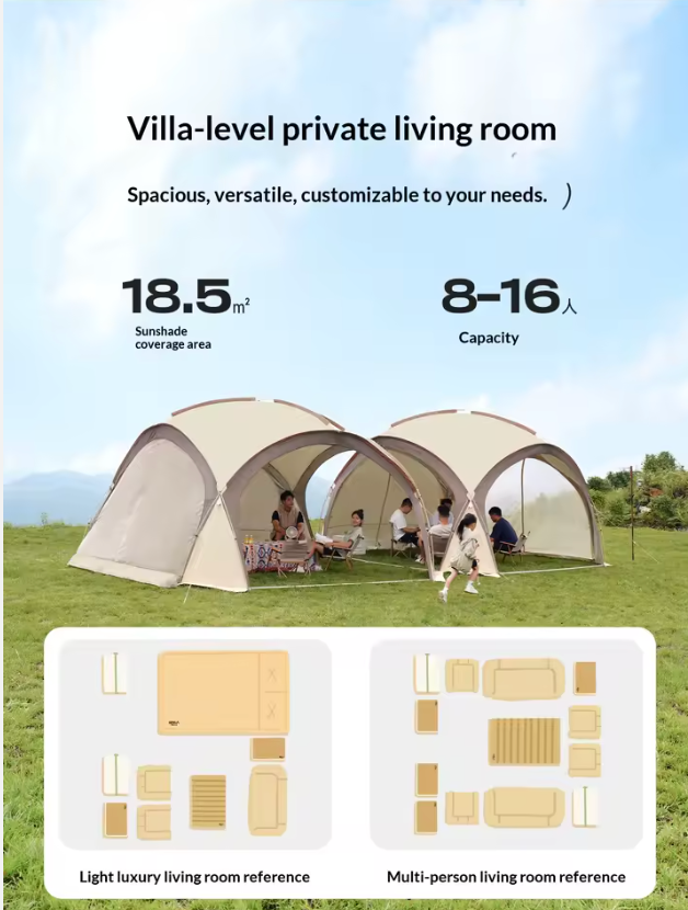 Pro-Level Dome Tent Accessory Suite | Modular Outdoor Living System