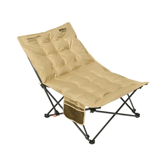 Modern Steel 600D Oxford Outdoor Folding Recliner Moon Chair Camping Office Lunch Beach Fishing
