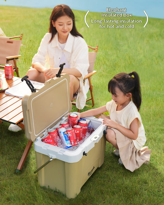 The "Mammoth" 26L Heavy-Duty Hard Cooler | 72-Hour Ice Retention